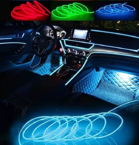 Cinta LED  FUTURISTA  RGB Neon Para Auto- CALIDAD PREMIUM.